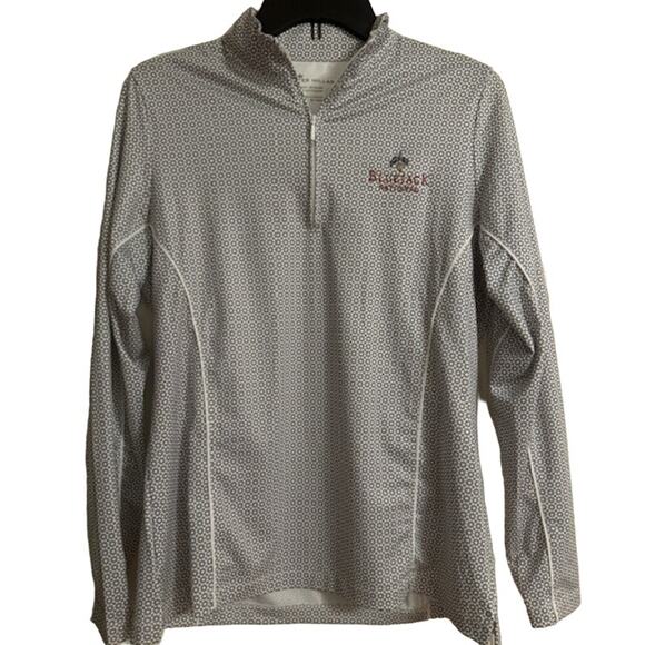 Peter Millar Tiger Woods Golf Course Performance Quarter Zip Pullover Medium - Picture 1 of 6